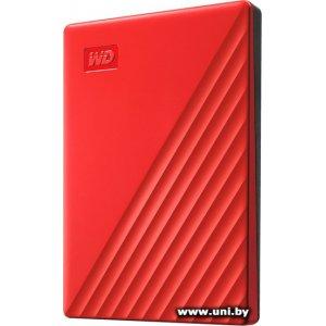 WD 2Tb 2.5` USB WDBYVG0020BRD-WESN Red