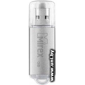 Купить Mirex USB2.0 4Gb [13600-FMUUSI04] Unit Silver в Минске, доставка по Беларуси