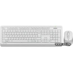 Купить A4Tech Wireless Fstyler FG1010 White/Grey kbd+mouse в Минске, доставка по Беларуси