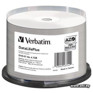 DVD-R Verbatim 4.7Gb/16x/(50шт.) Printable [43744]