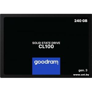 Купить Goodram 240Gb SATA3 SSD SSDPR-CL100-240-G3 в Минске, доставка по Беларуси