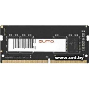Купить SO-DIMM 8G DDR4-2666 QUMO (QUM4S-8G2666P19) в Минске, доставка по Беларуси