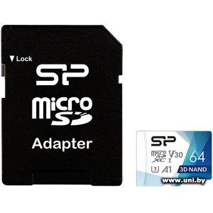 Silicon Power micro SDXC 64Gb [SP064GBSTXDU3V20AB]
