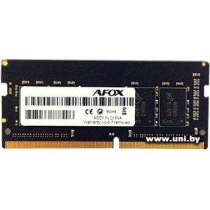 Купить SO-DIMM 16G DDR4-2666 Afox (AFSD416FS1P) в Минске, доставка по Беларуси