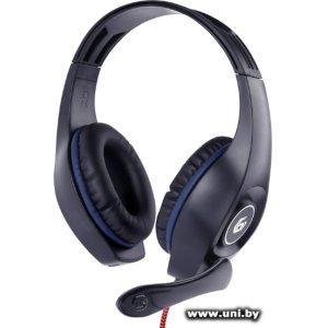 Купить Gembird GHS-05-B gaming Blue/Black 3.5mm 4-pin в Минске, доставка по Беларуси