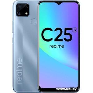 Купить REALME C25s 4/128GB Water Blue (RMX3195) в Минске, доставка по Беларуси