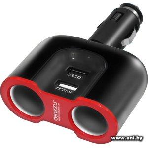 GINZZU [GA-4815UB] разветв.на 2 розетки + USB2.0