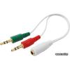 Cablexpert [CCA-418W] 3.5mm 4-pin(F) to 2x3.5mm(M)
