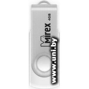 Mirex USB2.0 4Gb [13600-FMUSWT04] Swivel White