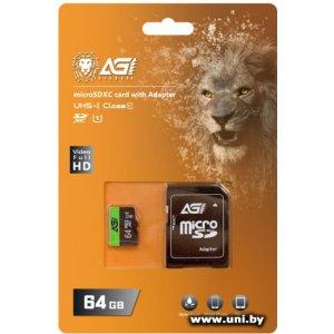AGI micro SDXC 64Gb [AGI064GU1TF138]
