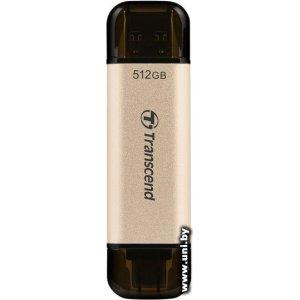 Купить Transcend USB3.x 512Gb [TS512GJF930C] Gold в Минске, доставка по Беларуси