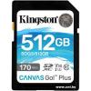 Kingston SDXC 512Gb Canvas Go! Plus [SDG3/512GB]