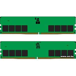 Купить DDR5 64G PC-44800 Kingston (KVR56U46BD8K2-64) в Минске, доставка по Беларуси