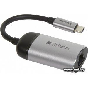 Verbatim USB-C Gigabit Ethernet Adapter (49146)