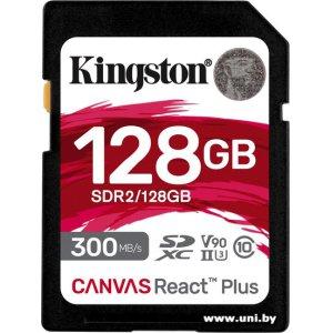 Купить Kingston SDXC 128Gb Canvas React Plus [SDR2/128GB] в Минске, доставка по Беларуси