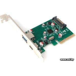 GEMBIRD (SPCR-02) PCI-E to USB3.0 Type-A + USB Type-C