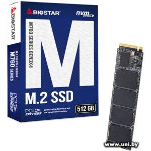 Купить Biostar 512Gb M.2 PCI-E SSD M760­-512GB в Минске, доставка по Беларуси