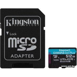 Купить Kingston micro SDXC 512Gb Canvas Go! Plus [SDCG3/512GB] в Минске, доставка по Беларуси