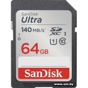 Купить SanDisk SDXC 64Gb [SDSDUNB-064G-GN6IN] в Минске, доставка по Беларуси