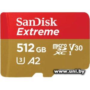 Купить SanDisk micro SDXC 512Gb [SDSQXAV-512G-GN6MA] в Минске, доставка по Беларуси