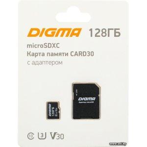 Купить Digma micro SDXC 128Gb [DGFCA128A03] в Минске, доставка по Беларуси