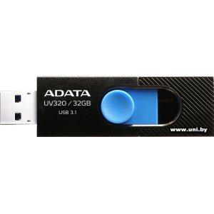 Купить ADATA USB3.x 32Gb [AUV320-32G-RBKBL] в Минске, доставка по Беларуси
