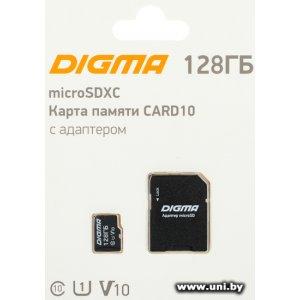 Купить Digma micro SDXC 128Gb [DGFCA128A01] в Минске, доставка по Беларуси