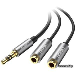 Купить UGREEN AV123 (10532) 3.5mm Jack (m-2xf) 0.2m в Минске, доставка по Беларуси