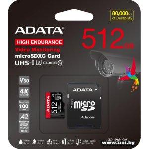 ADATA micro SDXC 512Gb [AUSDX512GUI3V30SHA2-RA1]