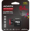 ADATA micro SDXC 64Gb [AUSDX64GUI3V30SHA2-RA1]