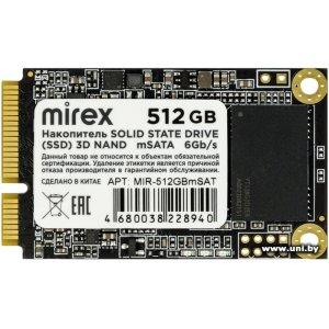 Купить Mirex 512Gb mSATA SSD MIR-512GBmSAT в Минске, доставка по Беларуси