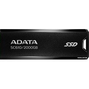 A-Data 2Tb USB SSD SC610-2000G-CBK/RD