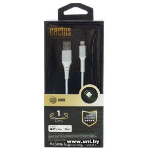 Купить CACTUS (CS-LG.USB.A-1) Lightning White 1m в Минске, доставка по Беларуси
