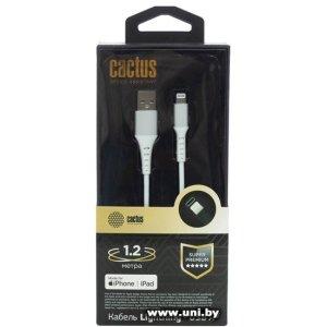 Купить CACTUS (CS-LG.USB.A-1.2) Lightning White 1.2m в Минске, доставка по Беларуси