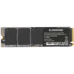 Купить SunWind 256Gb M.2 PCI-E SSD SWSSD256GN3T в Минске, доставка по Беларуси