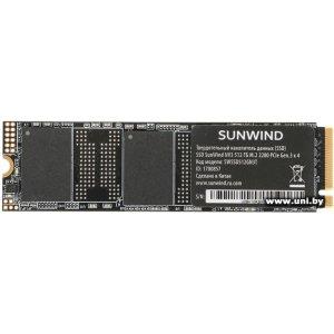 Купить SunWind 512Gb M.2 PCI-E SSD SWSSD512GN3T в Минске, доставка по Беларуси