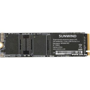 Купить SunWind 1Tb M.2 PCI-E SSD SWSSD001TN3T в Минске, доставка по Беларуси