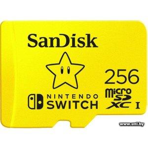 Купить SanDisk micro SDXC 256Gb [SDSQXAO-256G-GN3ZN] в Минске, доставка по Беларуси