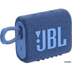 Купить JBL Go 3 Eco Blue (JBLGO3ECOBLU) в Минске, доставка по Беларуси