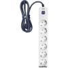 Фильтр сетевой Powercom SP-06W 3m White 6 роз