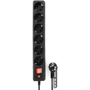 Фильтр сетевой Гарнизон ECL-6-B-1.8 1.8m Black 6 роз