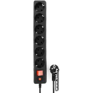 Фильтр сетевой Гарнизон ECL-6-B-3 3m Black 6 роз
