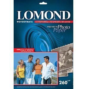 Купить LOMOND A4, супергл. 260г/м2 (20шт.) в Минске, доставка по Беларуси