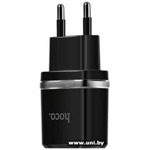 Купить Hoco [C12] 2xUSB 5В/2.4A Black в Минске, доставка по Беларуси