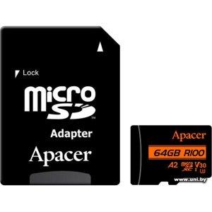 Apacer micro SDXC 64Gb [AP64GMCSX10U8-R]