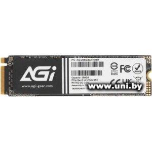 Купить AGI 256Gb M.2 PCI-E SSD AGI256G80AI198R в Минске, доставка по Беларуси