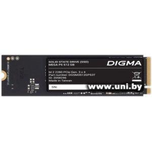 Digma 512Gb M.2 PCI-E SSD DGSM3512GP53T