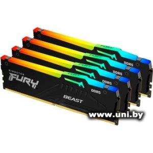 Купить DDR5 128G PC-41600 Kingston (KF552C40BBAK4-128) в Минске, доставка по Беларуси