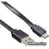Buro (BHP microUSB 1M Flat Black) microUSB2.0 - USB2.0