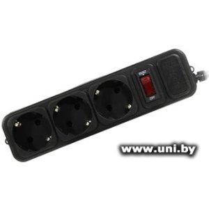 Купить Фильтр сетевой ExeGate SP-3-1.8B [EX221176RUS] Black 5 роз в Минске, доставка по Беларуси